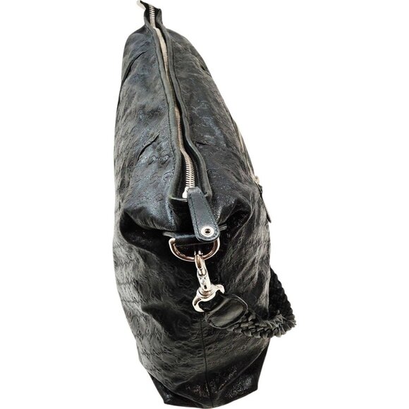 (S6) Authentic Louis Vuitton Crossbody Bag Black PVC Luxury Vintage Designer Han - Picture 2 of 9